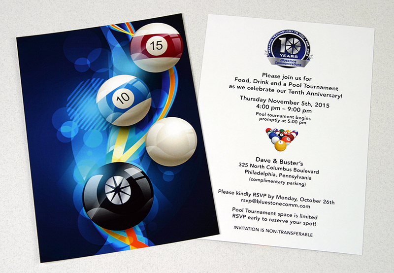 Bluestone Communications Party Invitation